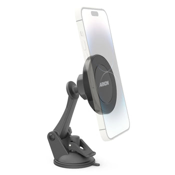 Arkon Magnetic Phone Holder with Sticky Suction Mount-MagSafe Compatible