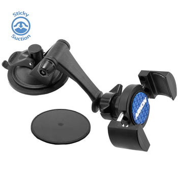 Arkon RoadVise® Car Phone Holder with Sticky Suction Windshield or Dashboard Mount