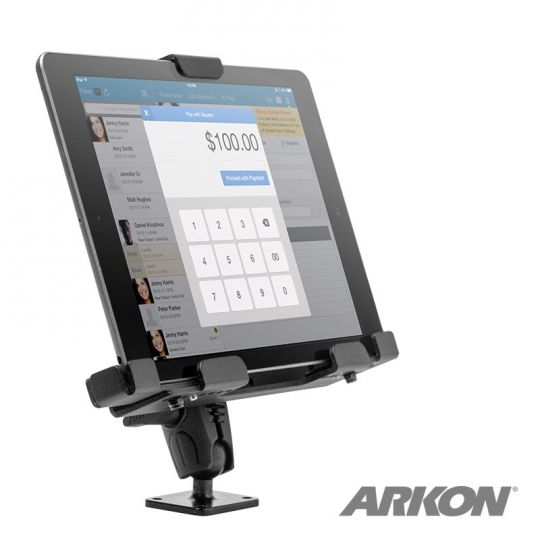 Arkon Adjustable Aluminum Key Lock Tablet Mount with Key Lock