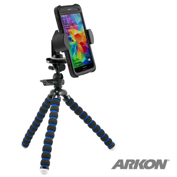 Arkon 11 inch Tripod with Phone Holder Mount for Live Mobile Broadcasting