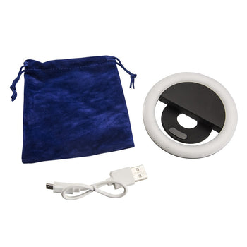 Rechargeable Selfie LED Clip-On Ring Light