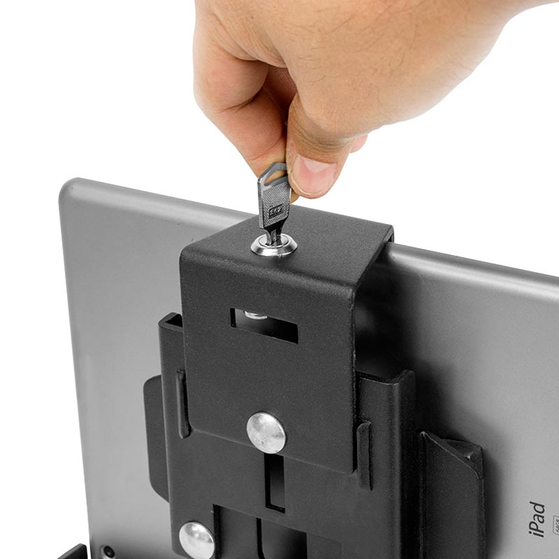 Arkon Adjustable Aluminum Key Lock Tablet Mount with Key Lock
