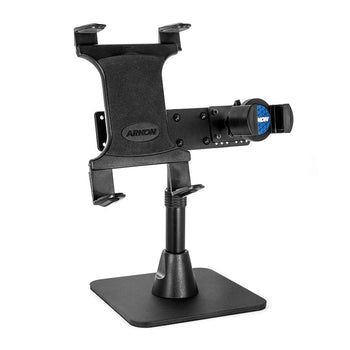 Arkon TW Broadcaster Tablet and Phone Desk Stand for Live Mobile Broadcasting